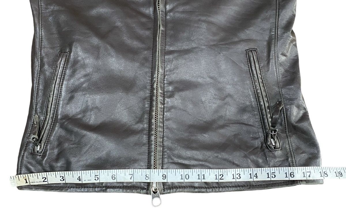 Boycott Rare🔥BOYCOTT Leather Zipper Jacket Vintage Size US S / EU 44-46 / 1 - 17 Thumbnail