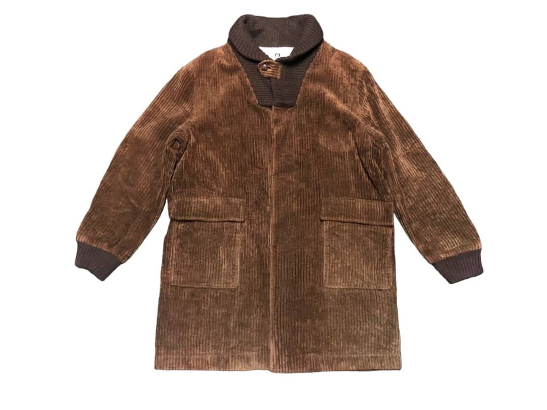 image of Vintage 90's Good Enough Corduroy Sherpa Coat Jacket in Brown, Men's (Size Large)