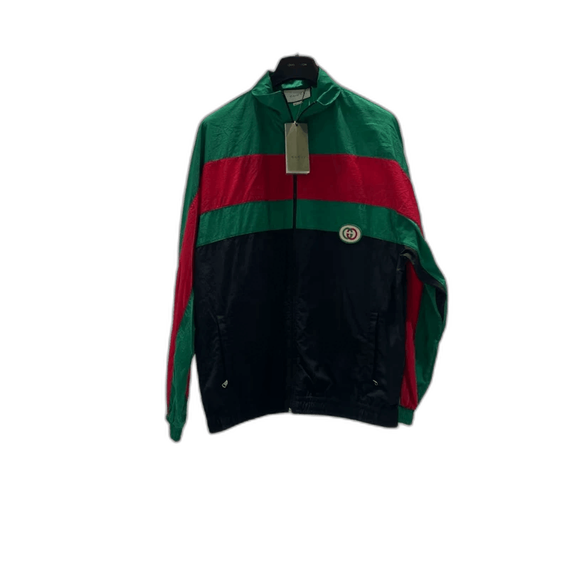 Gucci Gucci Red Green Logo Zip Jacket-yf Size US L / EU 52-54 / 3 - 1 Thumbnail