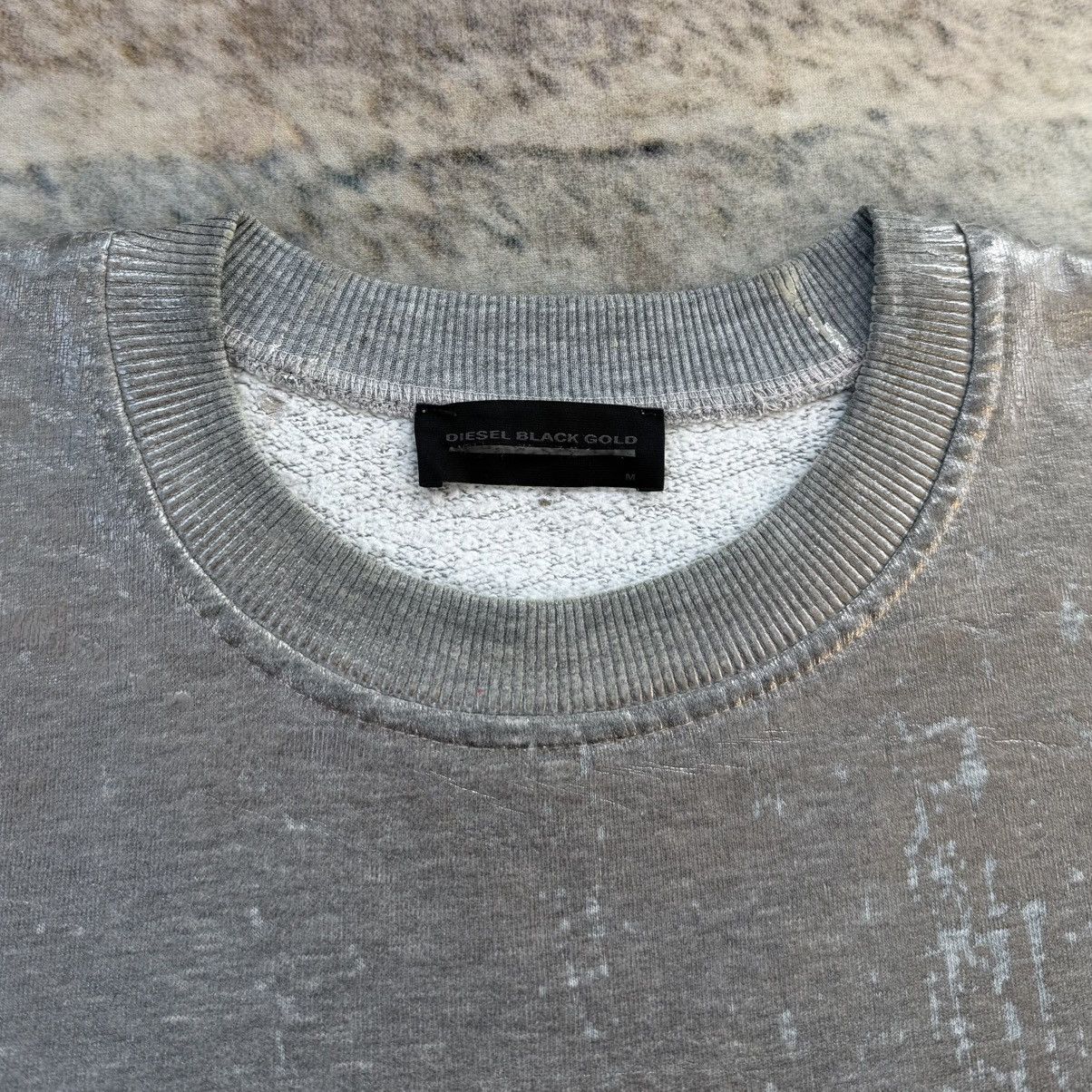 Diesel Diesel Black Metallic Gold Nightclub Silver Shirts Crewneck Size US M / EU 48-50 / 2 - 9 Thumbnail