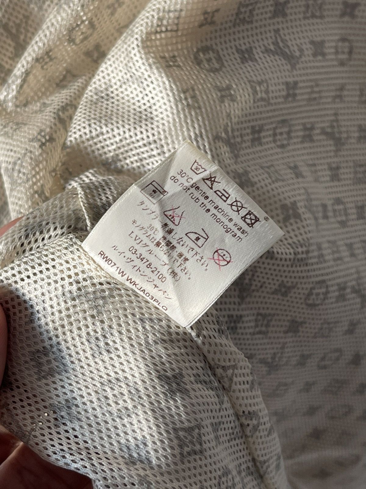 Louis Vuitton Louis Vuitton Monogram Linen Windbreaker Zip Hoodie Size US M / EU 48-50 / 2 - 17 Thumbnail