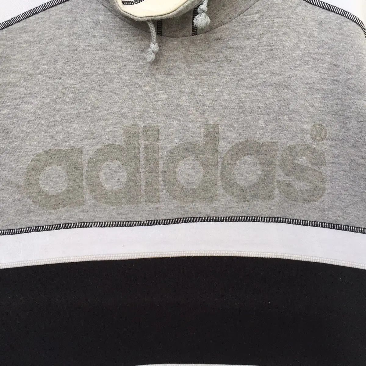 Adidas Vintage 90s Adidas Trefoil Big Logo Sweatshirt | L | Hype Size US L / EU 52-54 / 3 - 6 Thumbnail