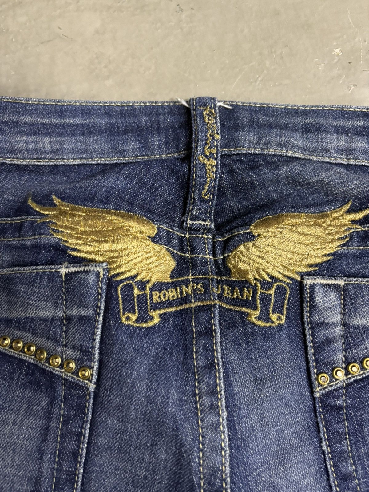 Robins Jeans 🔥Vtg ROBIN’S JEANS Gemstone Studded Flare Jeans Made In USA Size US 34 / EU 50 - 5 Thumbnail
