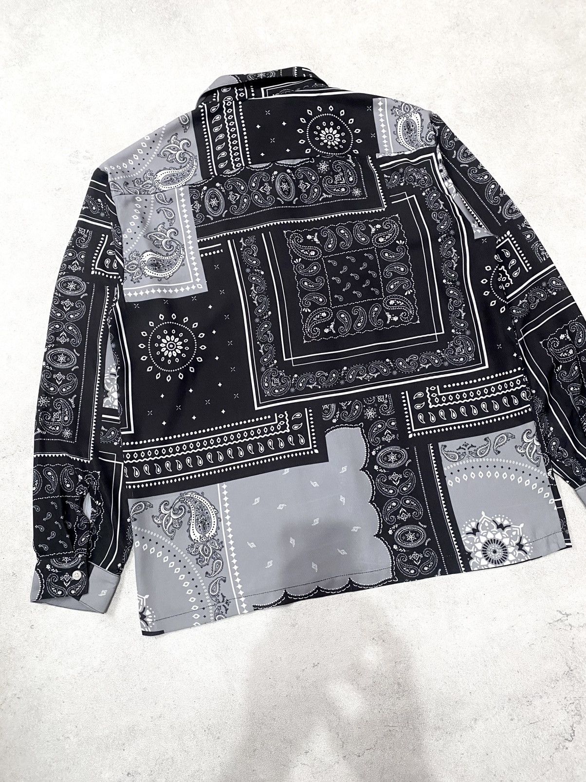 NANO universe NANO UNIVERSE PAISLEY OPEN COLLAR SHIRT Size US M / EU 48-50 / 2 - 7 Thumbnail