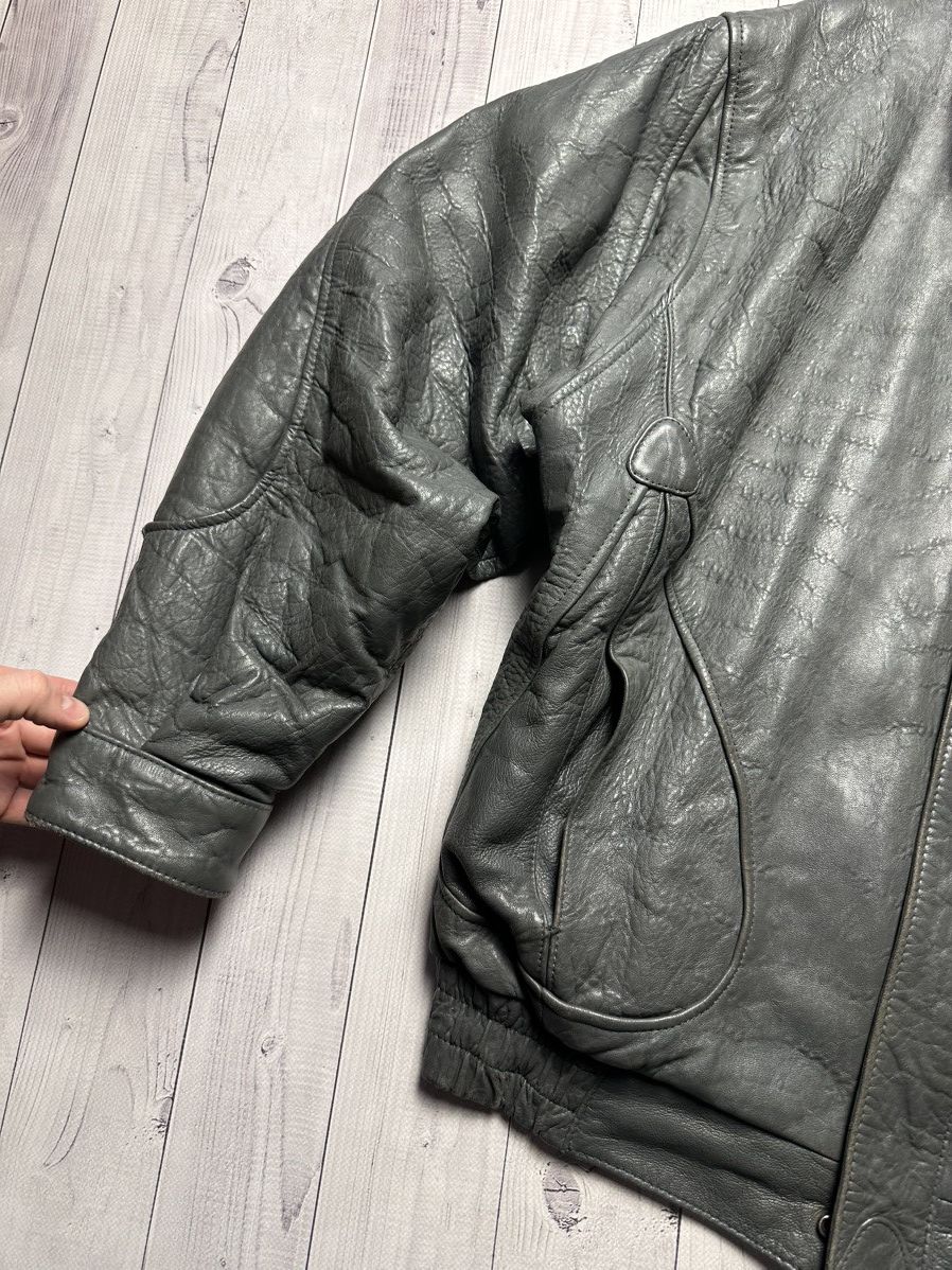 Vintage Vintage leather jacket Avant-garde rare grey Lamm Nappa L Size US L / EU 52-54 / 3 - 5 Thumbnail