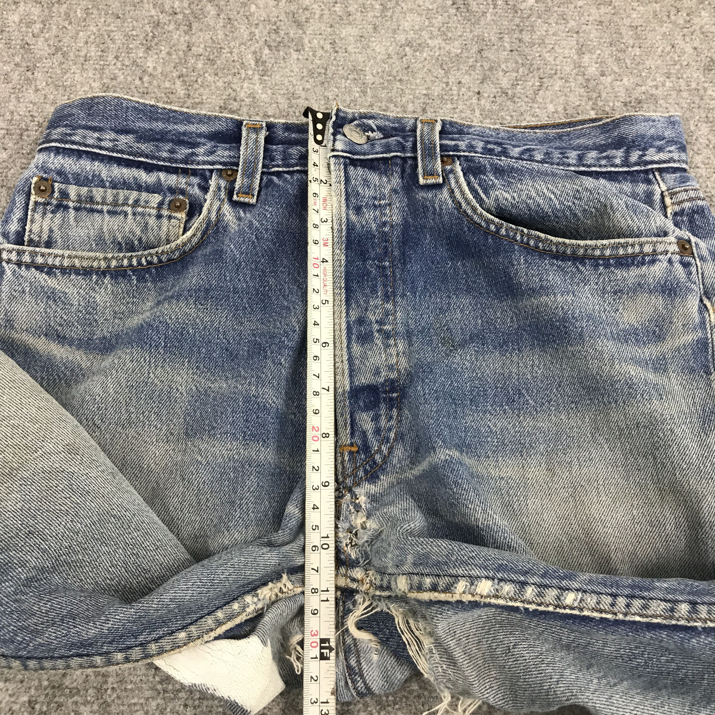 Levi's Vintage Clothing × Vintage Levi's 501 ripped distressed jean denim pants Size US 30 / EU 46 - 12 Thumbnail