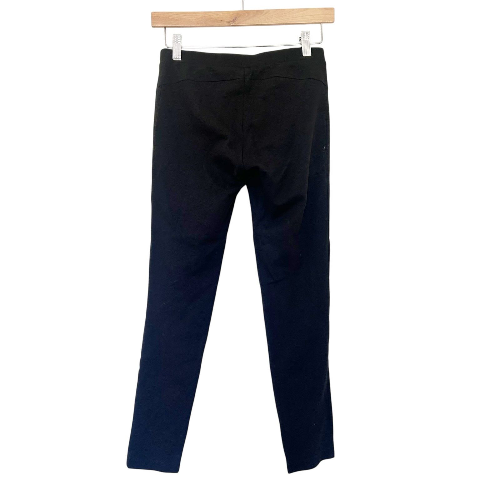 Theory Theory Black Pull On Skinny Dress Pants Sz P Sz 26 Size 26" / US 2 / IT 38 - 4 Thumbnail