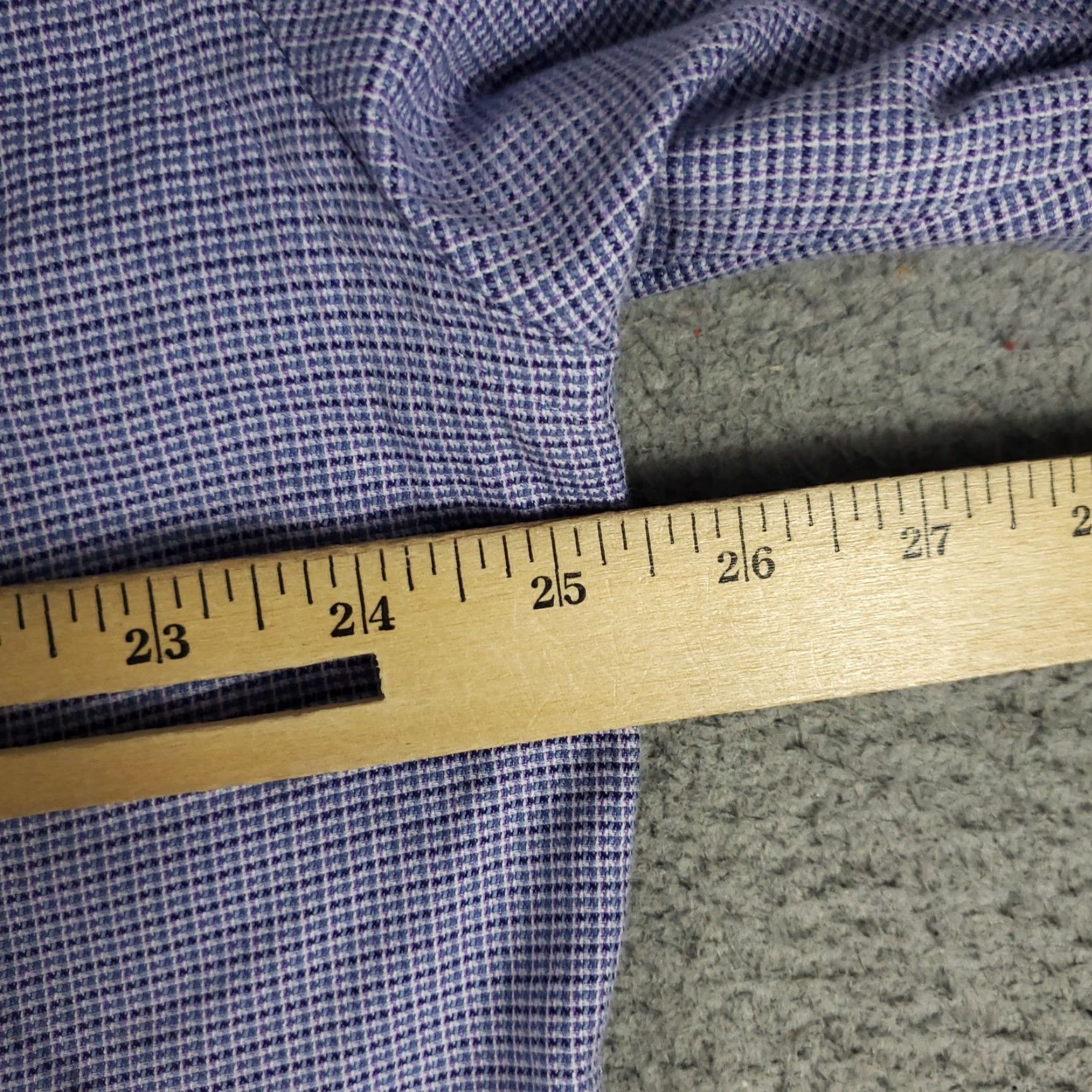 David Donahue David Donahue Shirt Mens Large Blue Purple Button-Up Long Sleeve Casual Business Formal Workwear 100% Cotton Button-Up Size US L / EU 52-54 / 3 - 5 Thumbnail