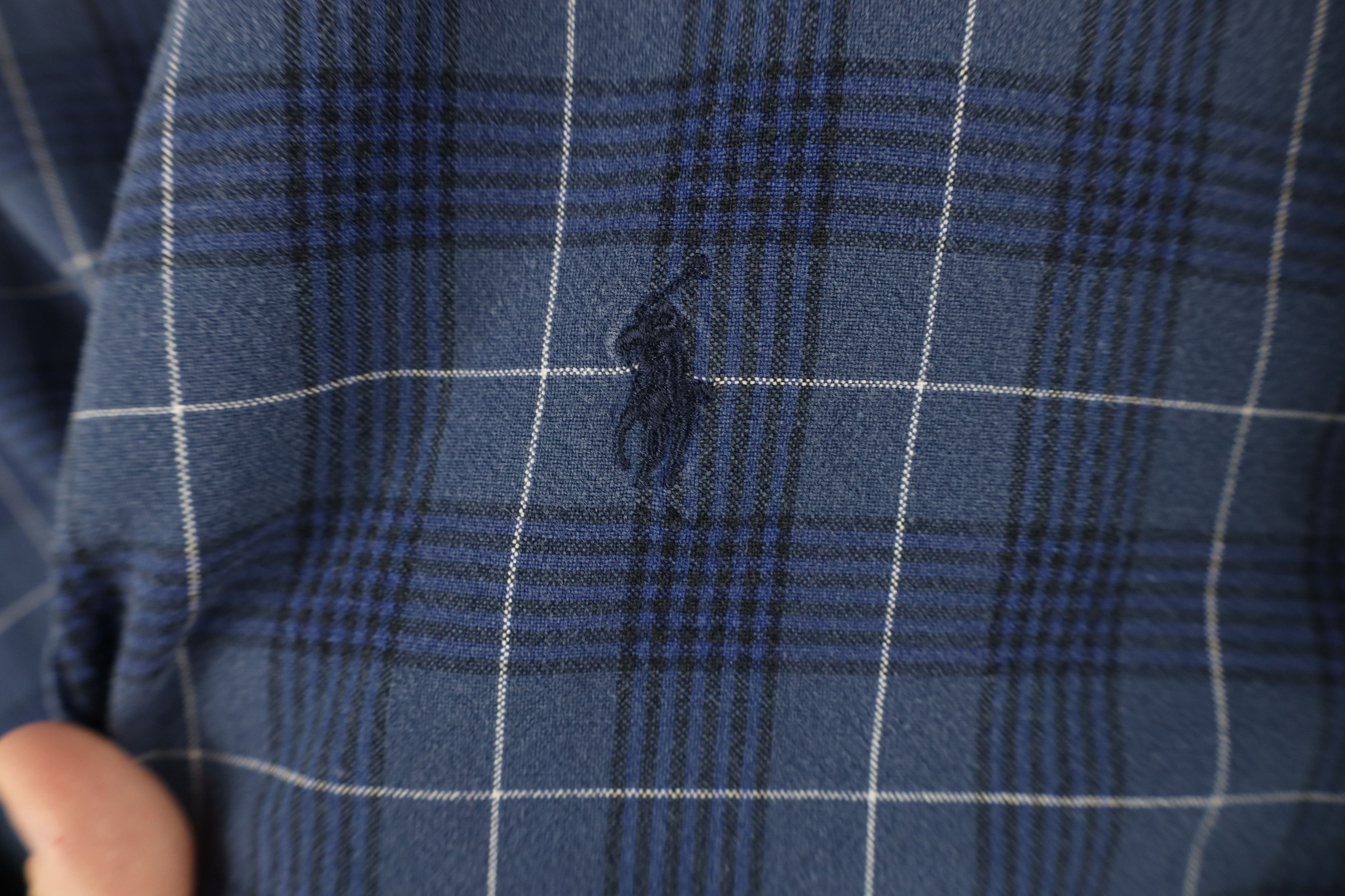 Ralph Lauren × Vintage Vintage 90s Ralph Lauren Heavyweight Collared Button Shirt Size US M / EU 48-50 / 2 - 4 Thumbnail