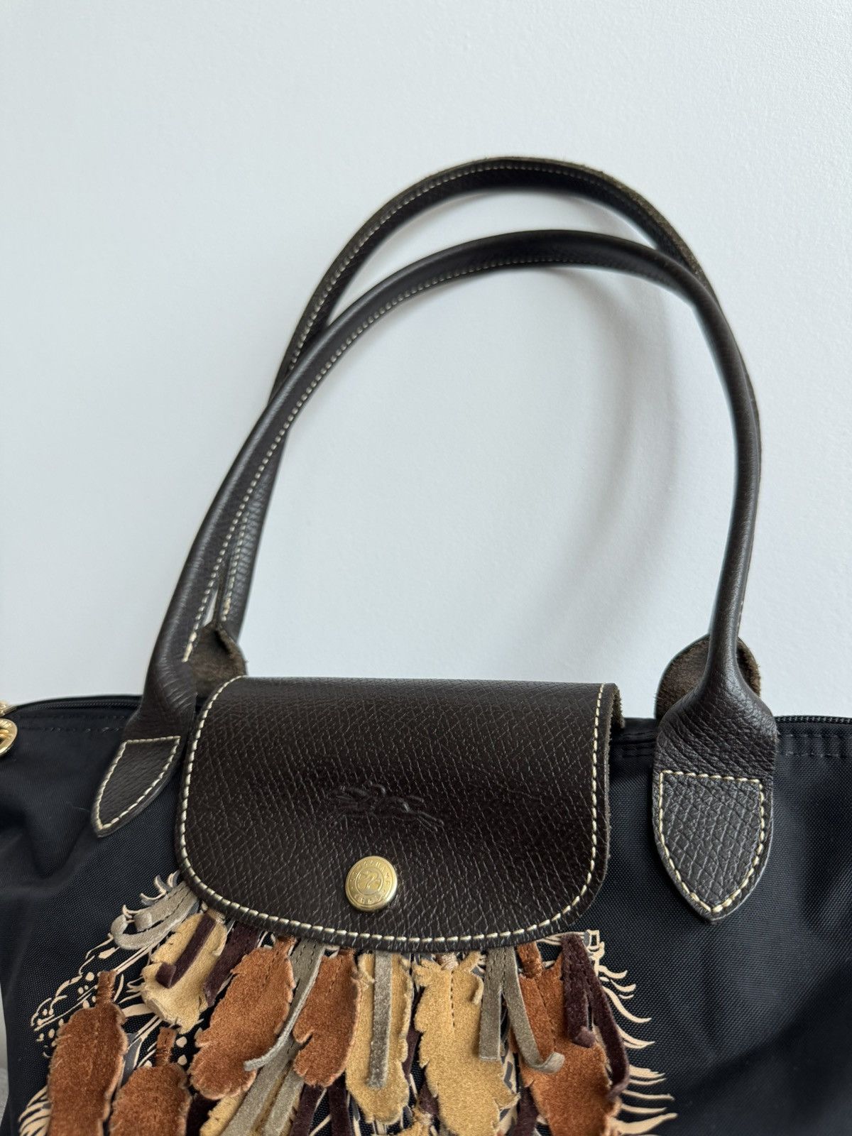 Longchamp Longchamp "Apache" Bag Modele Depose M Special Edition Size ONE SIZE - 3 Thumbnail