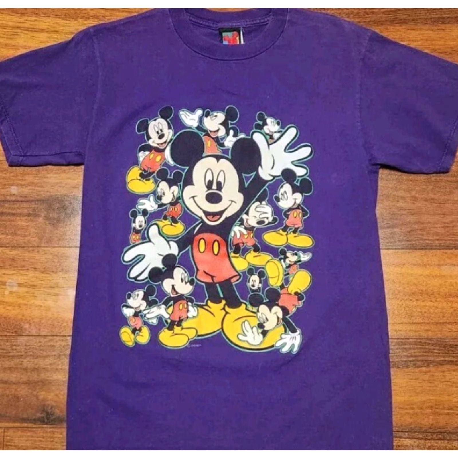 Mickey Unlimited Mickey Unlimited Moods of Mickey Mouse Poses T Shirt Adult M VTG USA 90s Disney Shirt Mens Small Purple Graphic Print 90s USA Mickey & Friends Size US M / EU 48-50 / 2 - 3 Thumbnail