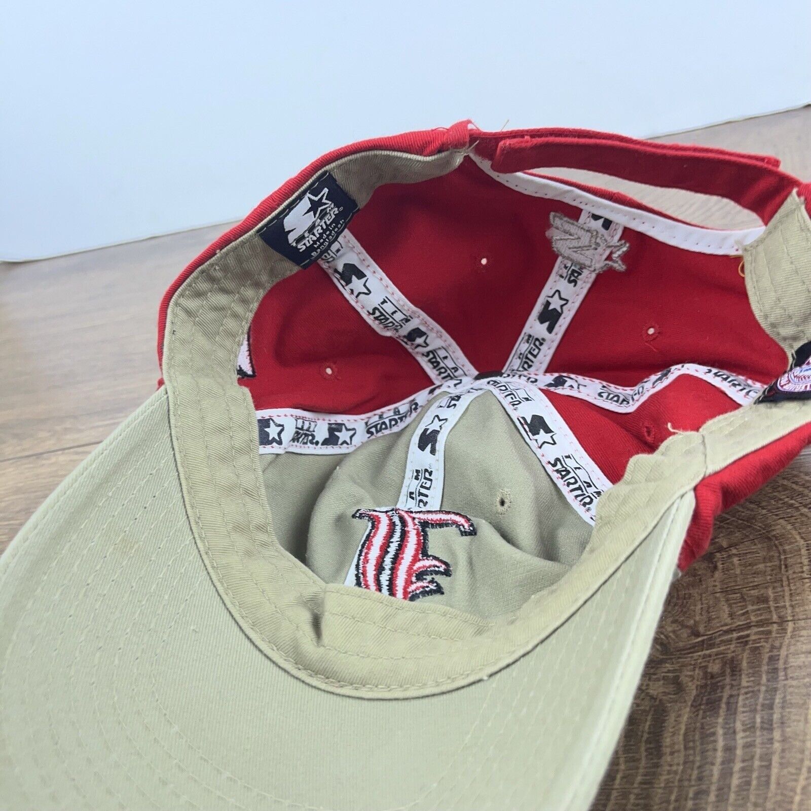 Starter Louisville Cardinals Hat Starter Hat Adjustable Hat Tan Hat Size ONE SIZE - 14 Thumbnail