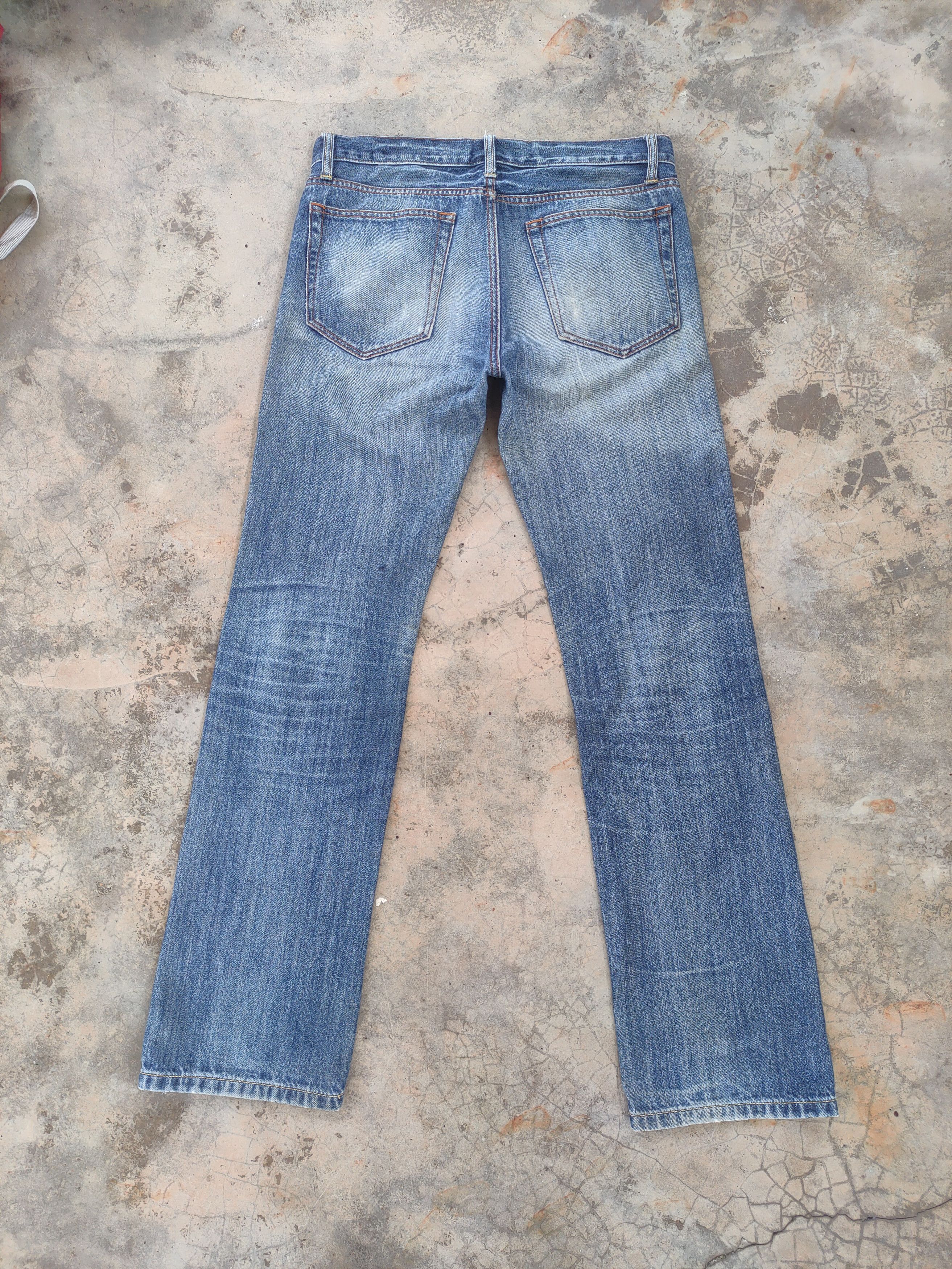 Japanese Brand # VINTAGE JAPANESE 322 FADED RIPPED JEANS PANTS Size US 32 / EU 48 - 2 Thumbnail