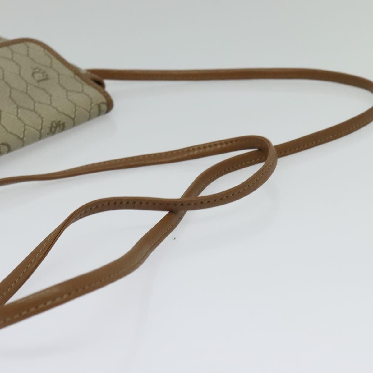 Dior DIOR Honeycomb Canvas Shoulder Bag Pvc Beige Gold Size ONE SIZE - 7 Thumbnail