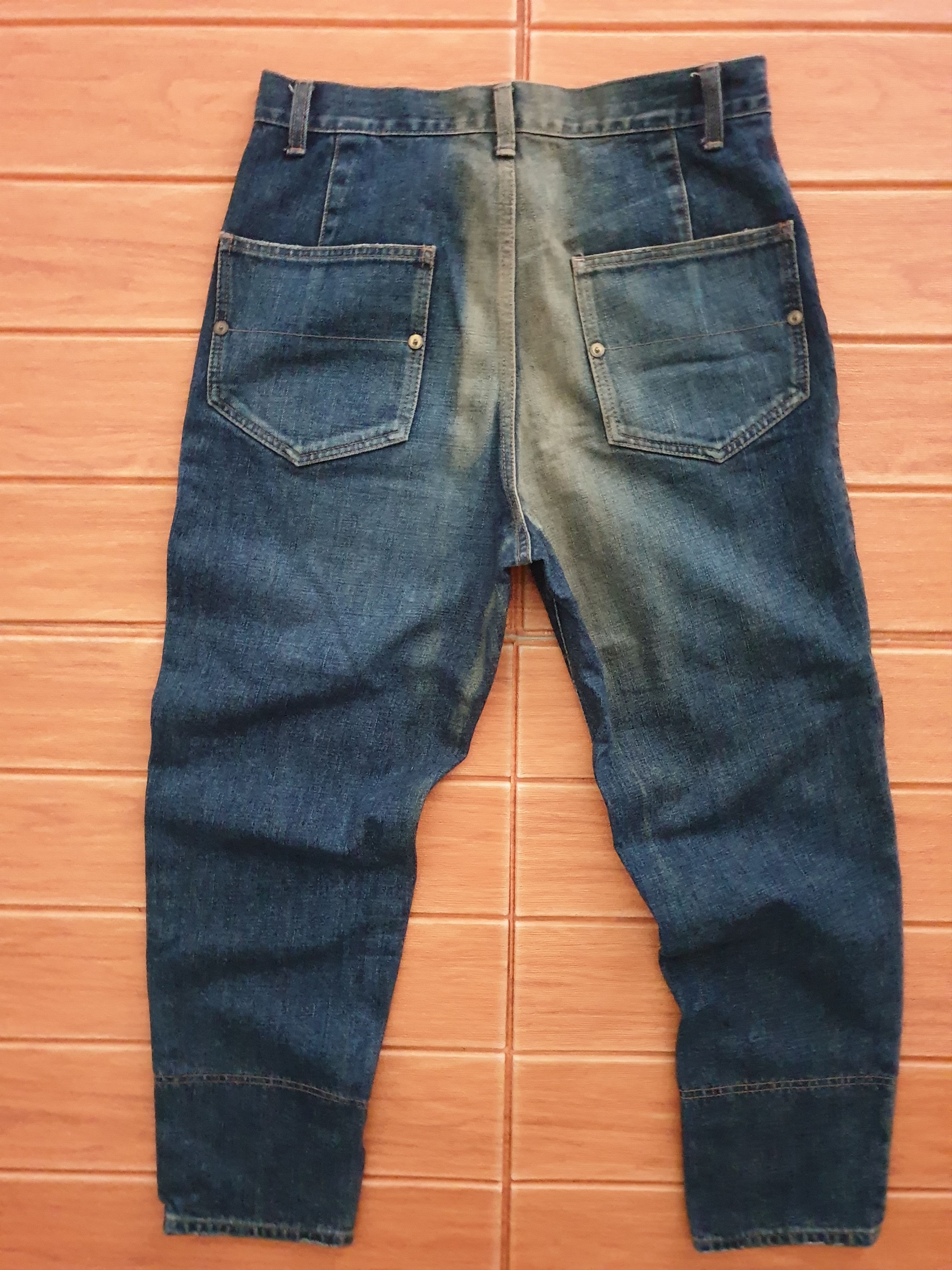 Issey Miyake 💥Frapbois Issey Miyake Japanese brand denim pant Size US 31 - 15 Thumbnail