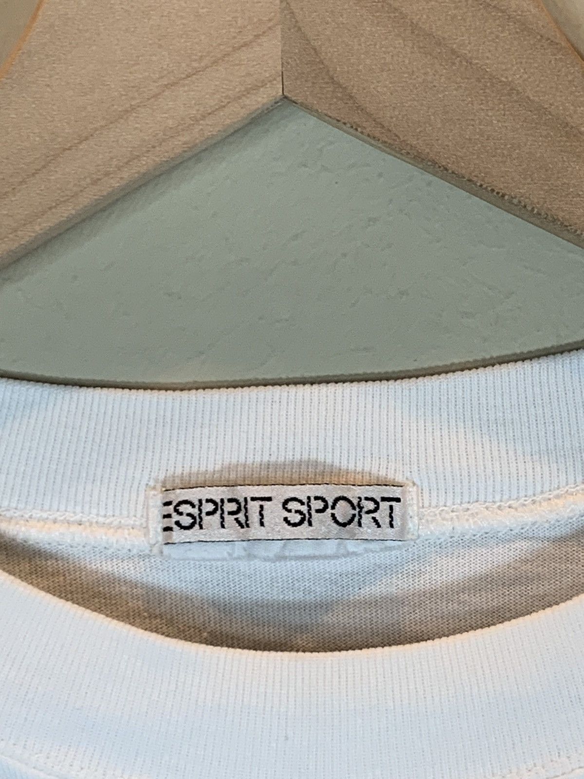Designer × Esprit × Vintage *RARE* Vintage 80s Esprit Sport Club Art Single Stitch Shirt Size US XL / EU 56 / 4 - 8 Thumbnail