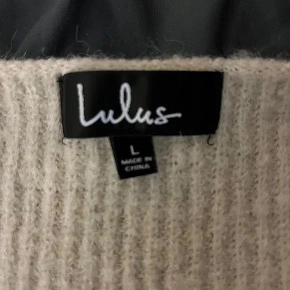 Lulus Emerson Cream Dolman Sleeve Sweater by Lulus size L Size L / US 10 / IT 46 - 6 Thumbnail