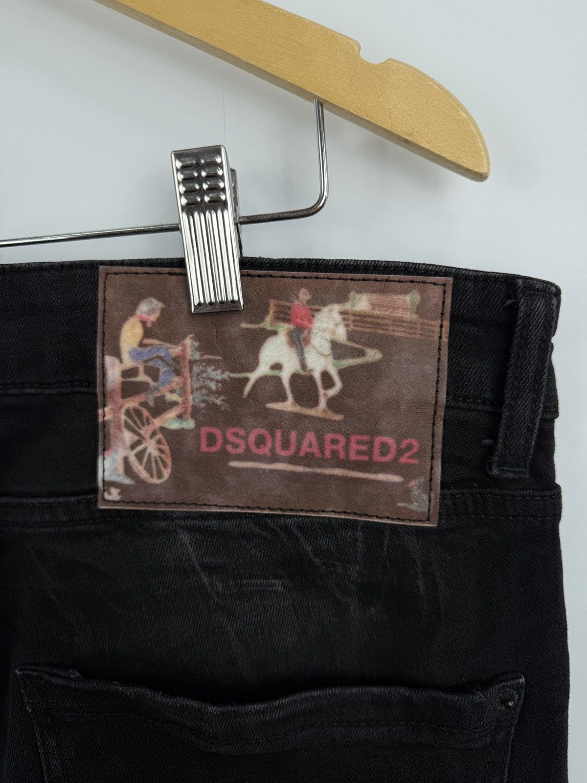 Dsquared2 🇮🇹 Y2K Dsquared2 Punk Jeans Made in Italy Rare Retro Hype Size US 36 / EU 52 - 14 Thumbnail