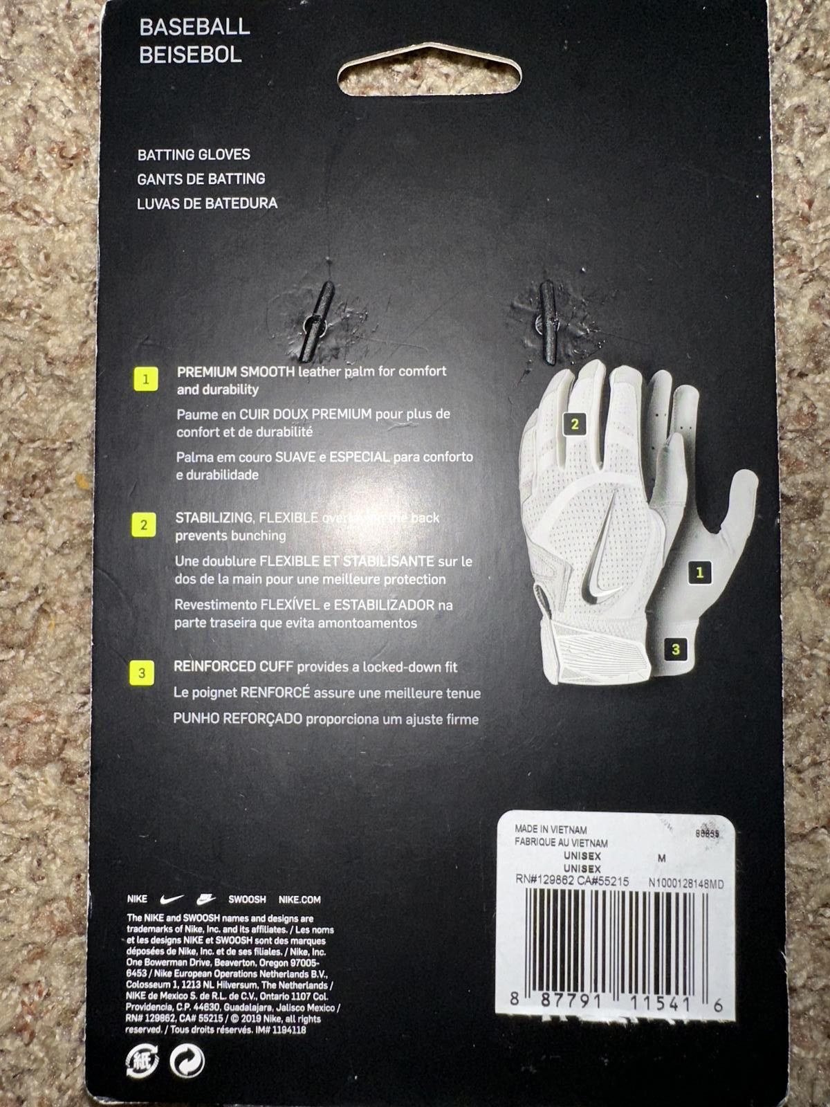 Nike Nike Alpha Huarache Elite Batting Gloves Size ONE SIZE - 11 Thumbnail
