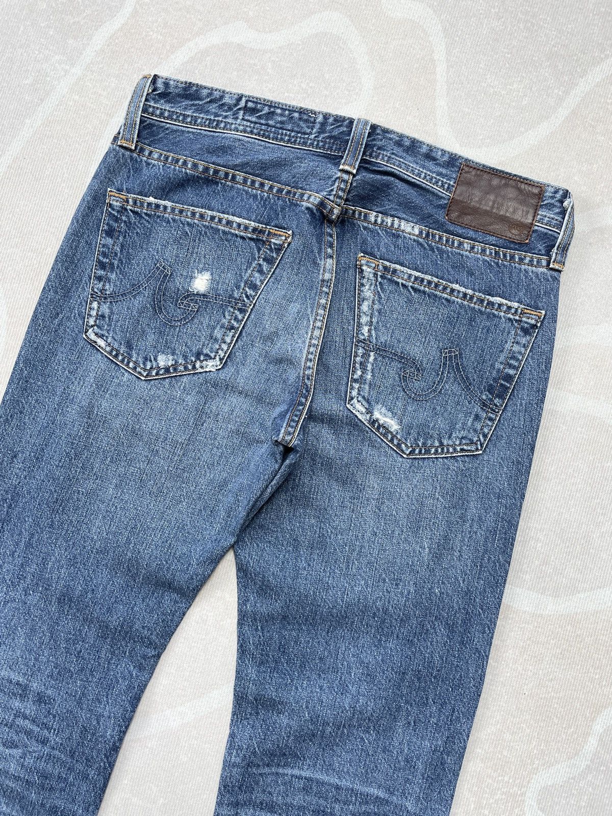 AG Adriano Goldschmied AG Adriano Goldschmied Slim Straight (P130) Size US 30 / EU 46 - 4 Thumbnail