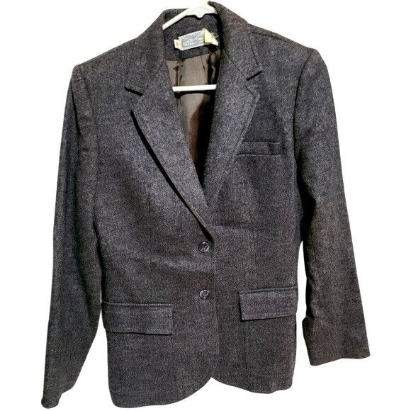 Other The Villager Vintage Gray Wool Blazer Jacket Size 10 Women's Size US M / EU 48-50 / 2 - 1 Thumbnail