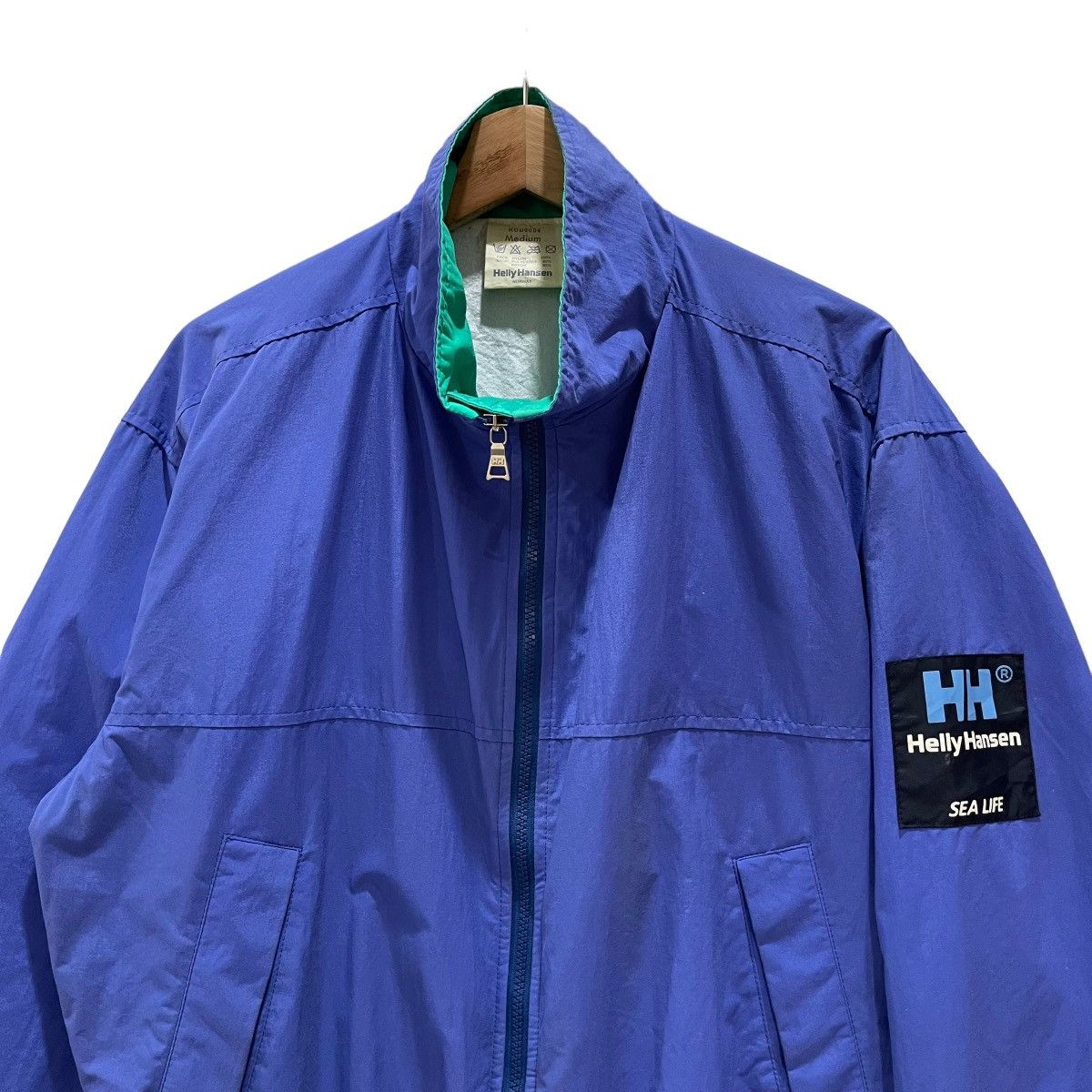 Helly Hansen × Vintage Vintage 90s Helly Hansen Norway Sea Life Zipper Jacket Size US M / EU 48-50 / 2 - 2 Thumbnail