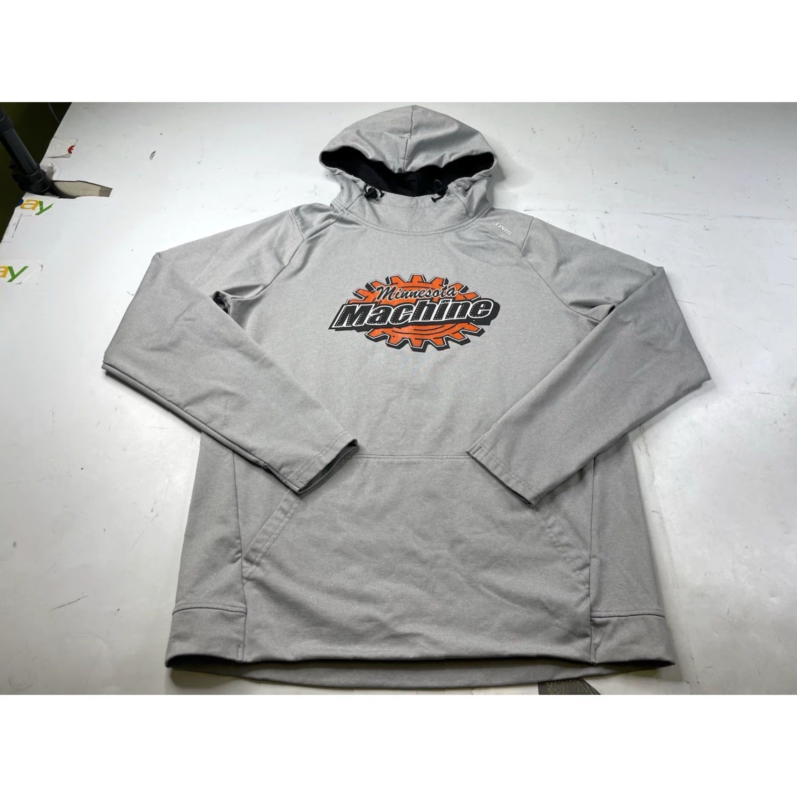 Vintage UNRL Hoodie Mens M Gray Crossover Training Performance Stretch Pullover Size US M / EU 48-50 / 2 - 2 Thumbnail