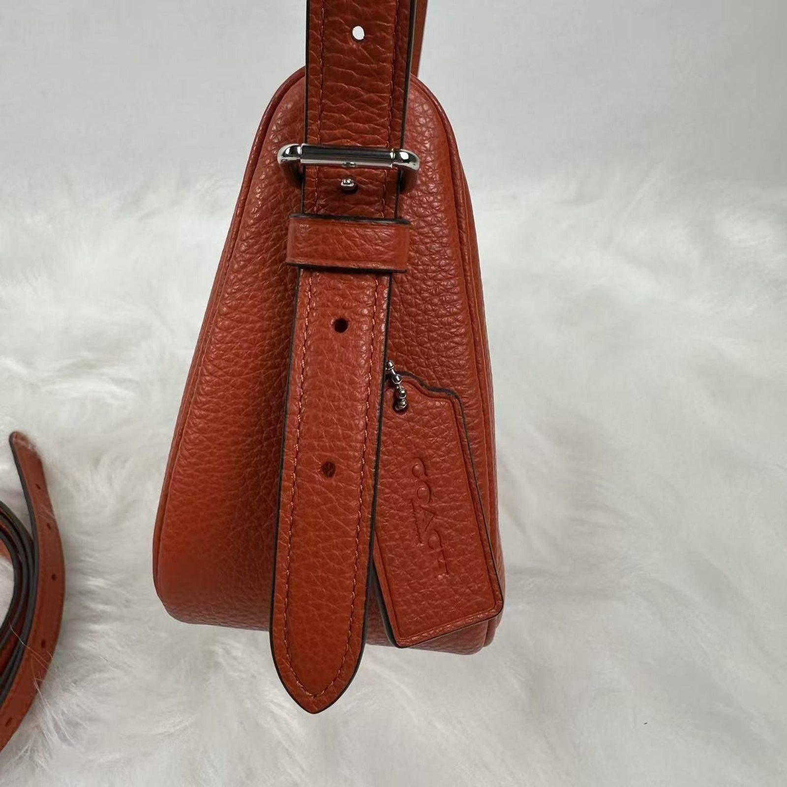 Coach Coach Kailey Shoulder/Crossbody Bag In Leather/Deep Orange Size ONE SIZE - 5 Thumbnail