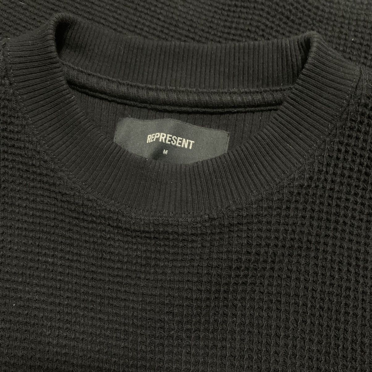 Represent Clo. Represent Medium Waffle Blanks Jet Black Tee Size US M / EU 48-50 / 2 - 3 Thumbnail