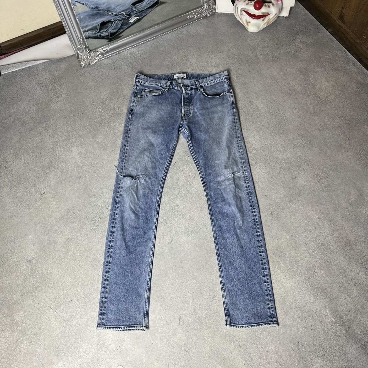 Stone Island Vintage Stone Island Jeans Patch Pocket Straight Fit Casual Size US 32 / EU 48 - 2 Thumbnail