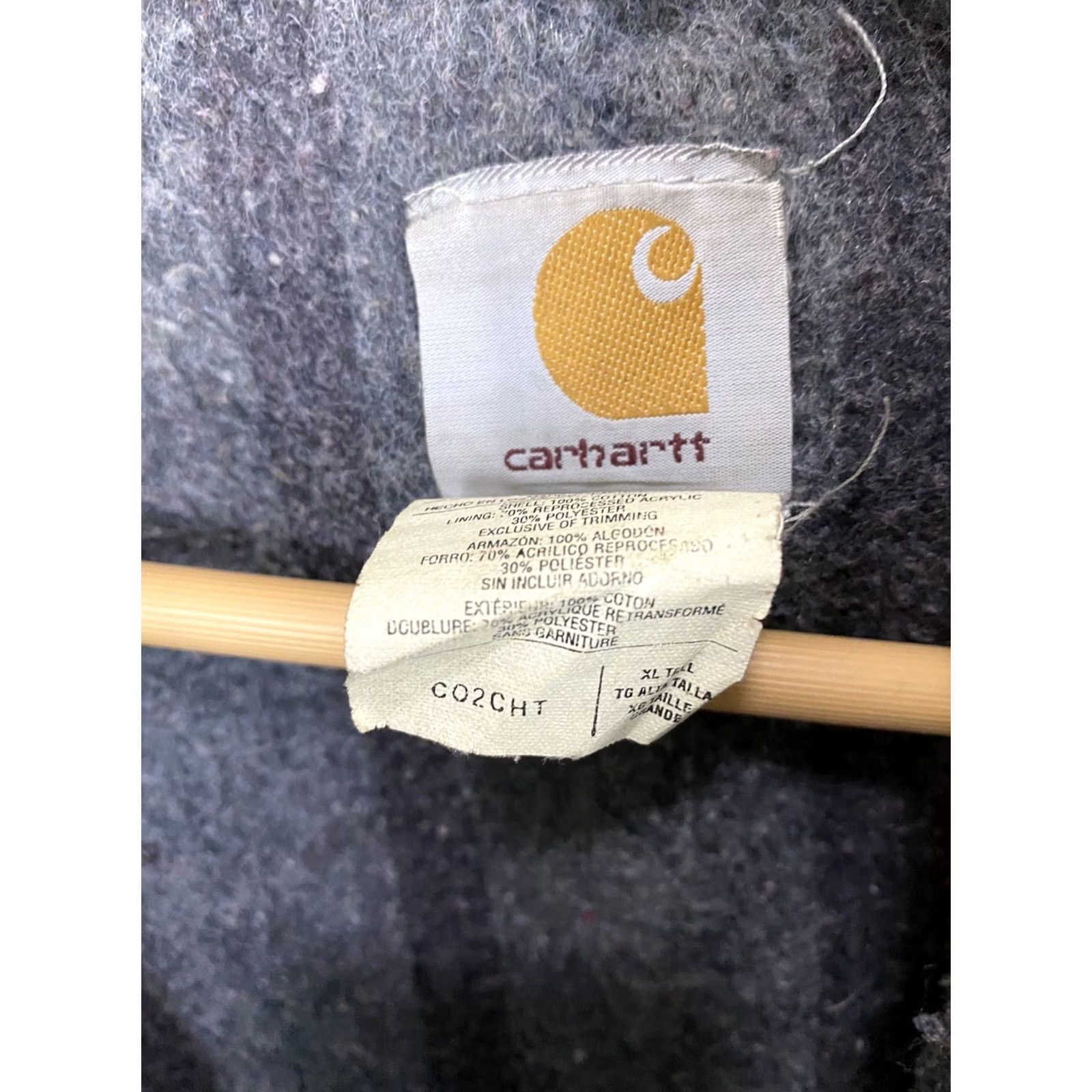 Carhartt VTG Carhartt Barn Jacket Chore Canvas Lined Brown XL Tall Men Shirt Jacket Size US XL / EU 56 / 4 - 4 Thumbnail