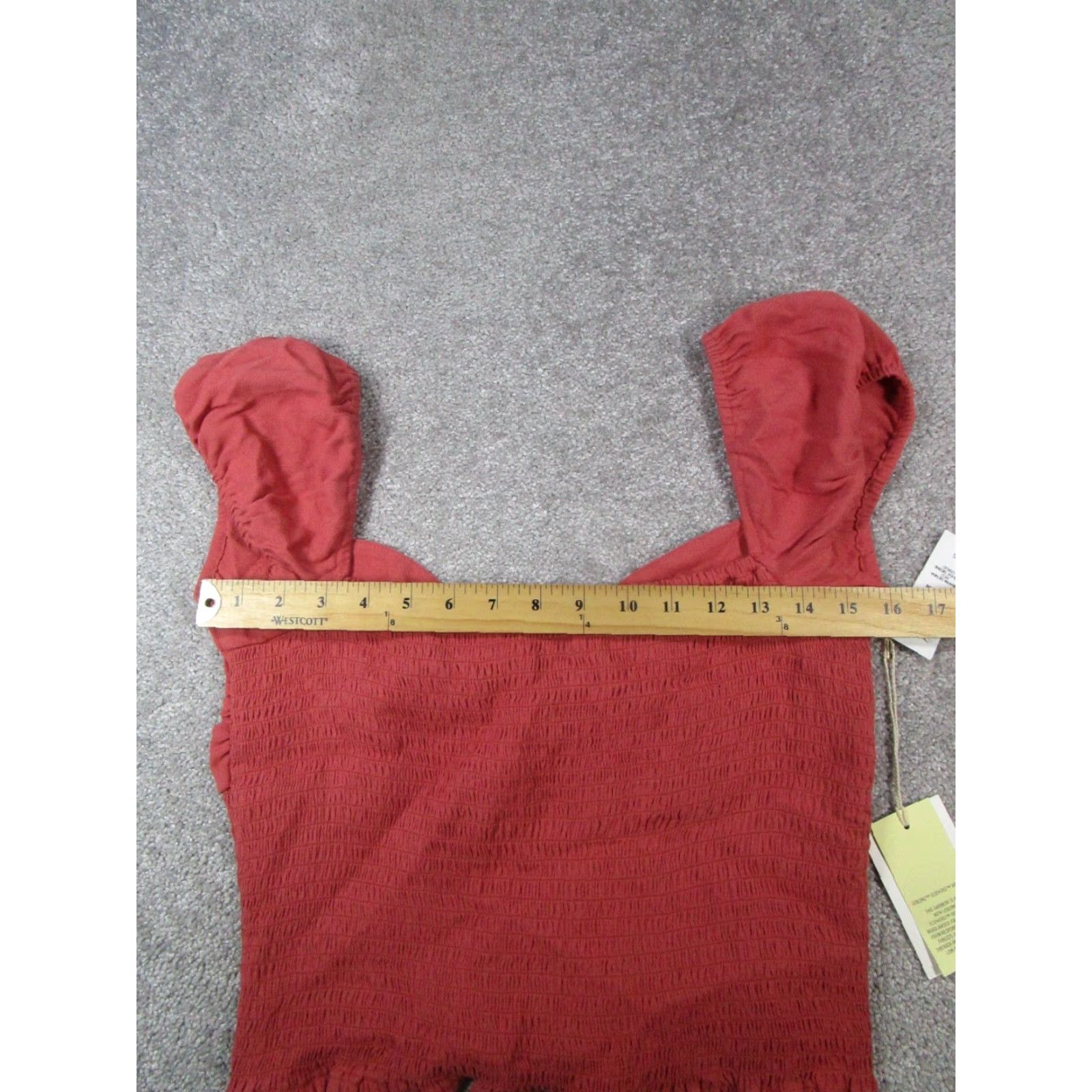 Vintage Wilfred Blouse Womens Large Red Tank Sleeveless Cropped Square Neck Pullover Casual Regular Size L Vintage No Size L / US 10 / IT 46 - 6 Thumbnail