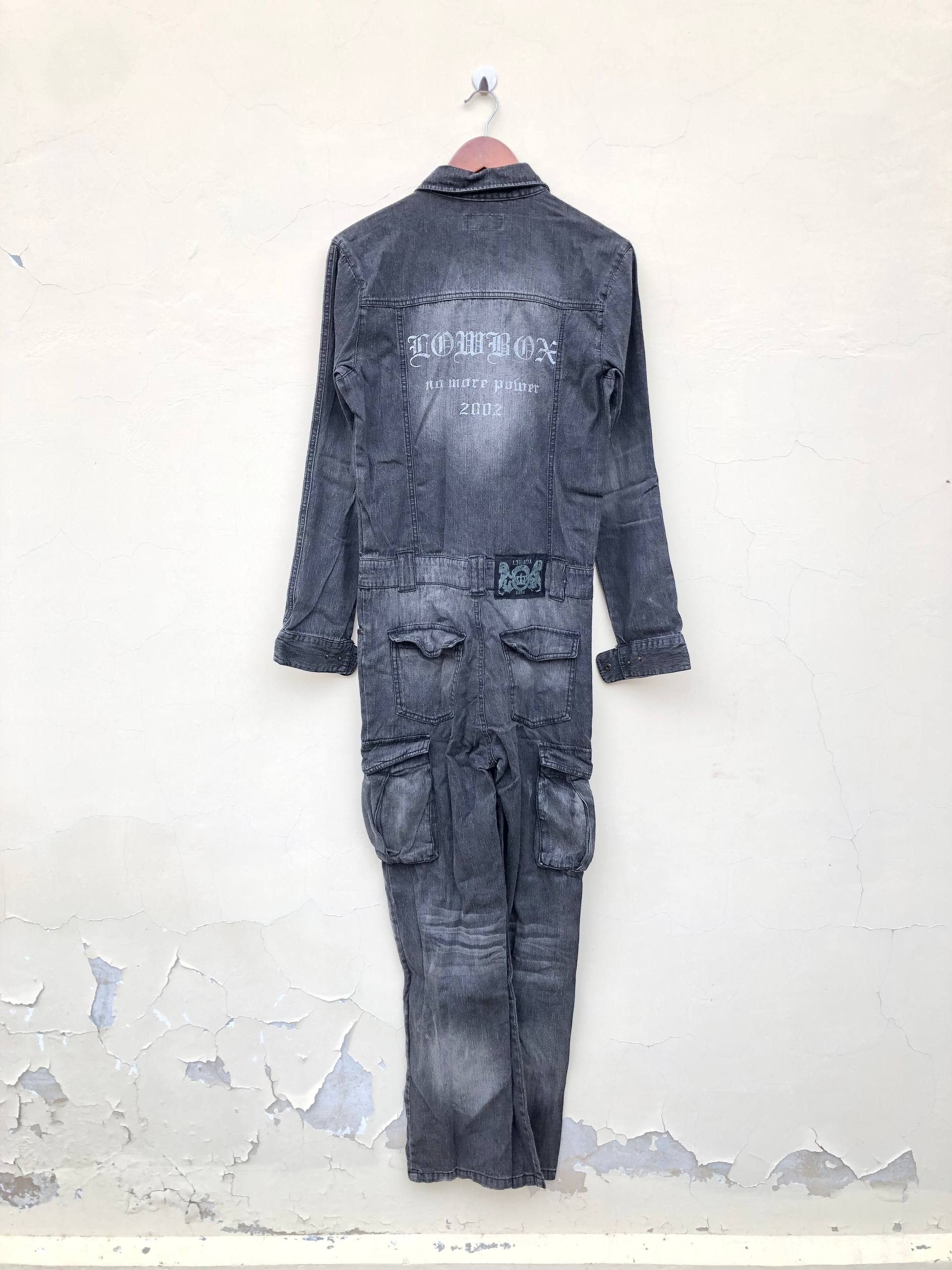 If Six Was Nine Lowbox Overalls Fading Jeans Size US 31 - 2 Thumbnail