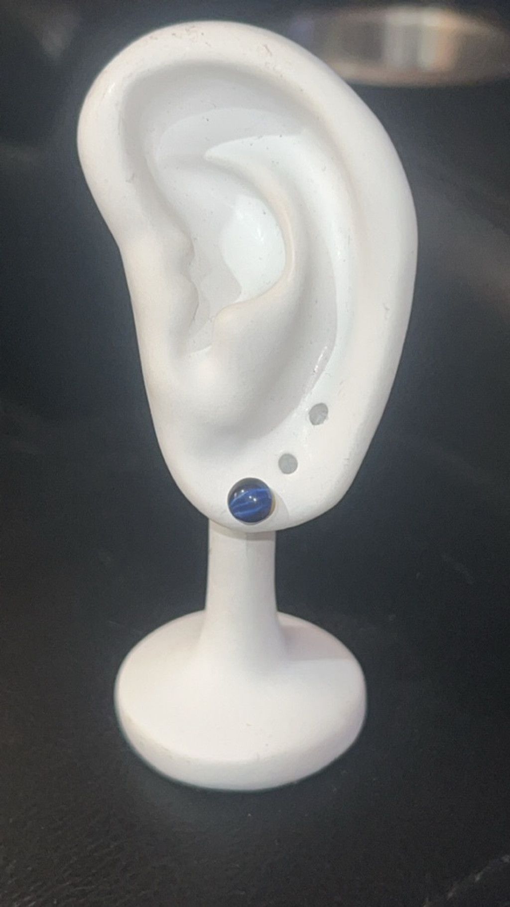 The Unbranded Brand Women's Unbranded Earrings One Size Blue Black Studs Size ONE SIZE - 2 Thumbnail