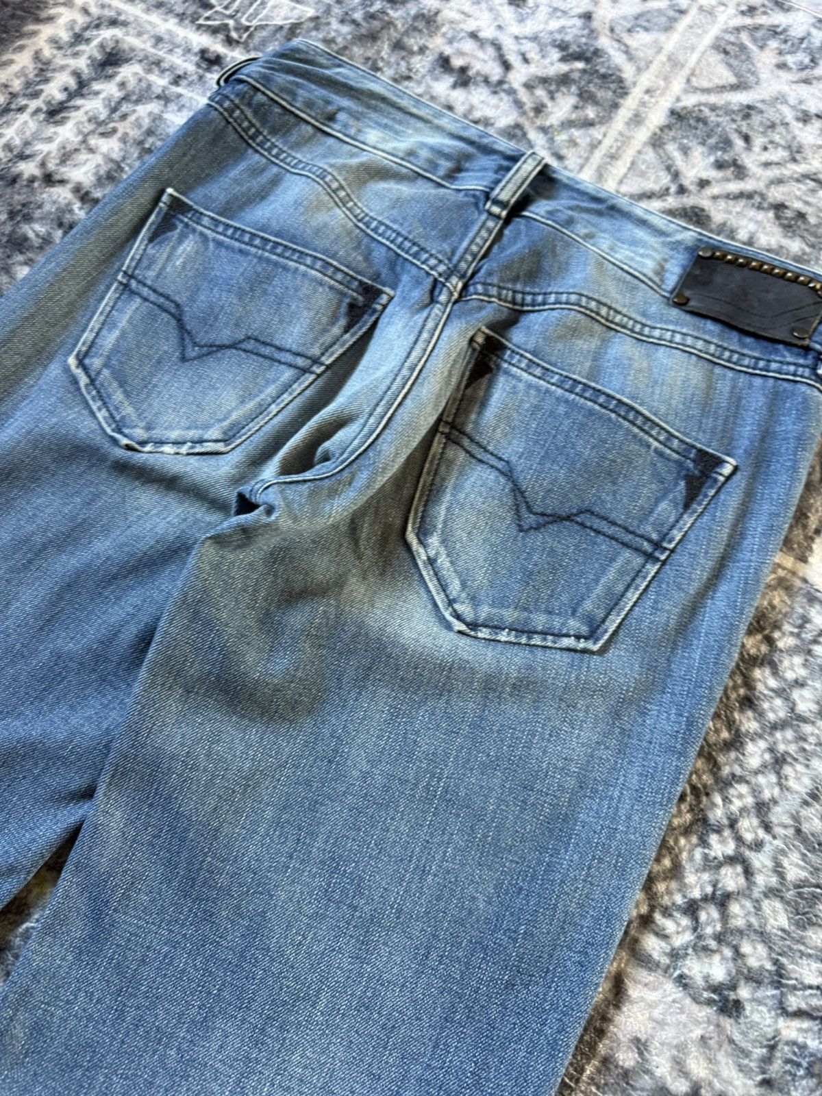 Diesel Y2K Diesel Studded Flare Jeans Size US 28 / EU 44 - 9 Thumbnail