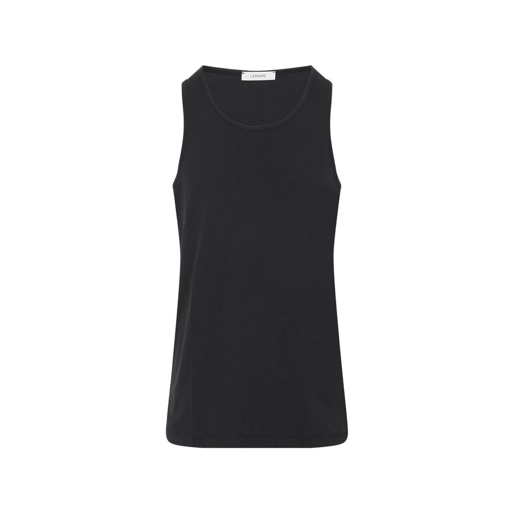 Lemaire BLACK T-Shirts & Vests - Vests & Tanks