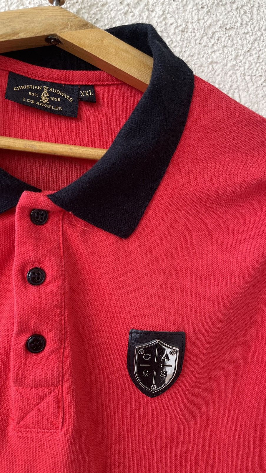 Christian Audigier × Ed Hardy ❗️Rare Christian Audigier x Ed Hardy Polo T -Shirt big logo Size US L / EU 52-54 / 3 - 3 Thumbnail