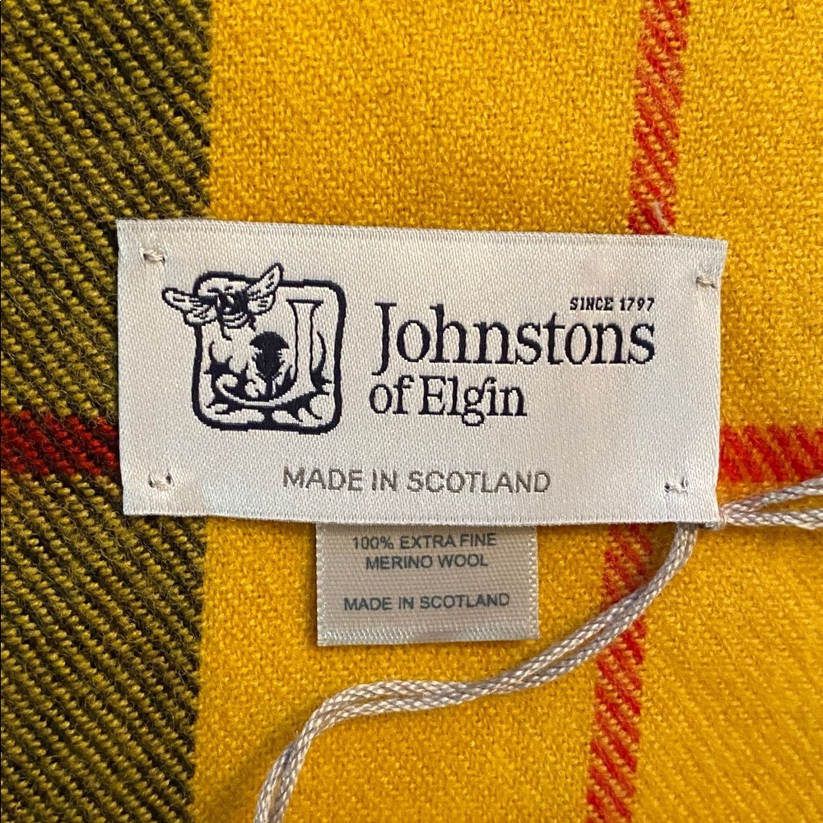 Johnstons Of Elgin NEW Johnstons of Elgin MacLeod Univ of St Andrews Wool Scarf Size ONE SIZE - 8 Thumbnail