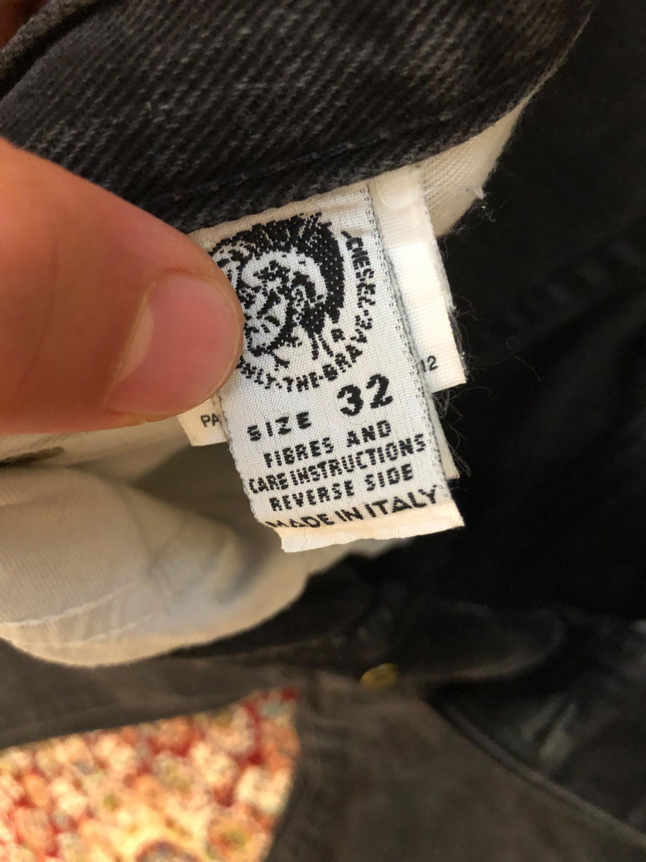Diesel × Japanese Brand Y2K Baggy Diesel Wide Jeans Pants black 32 Size US 32 / EU 48 - 5 Thumbnail