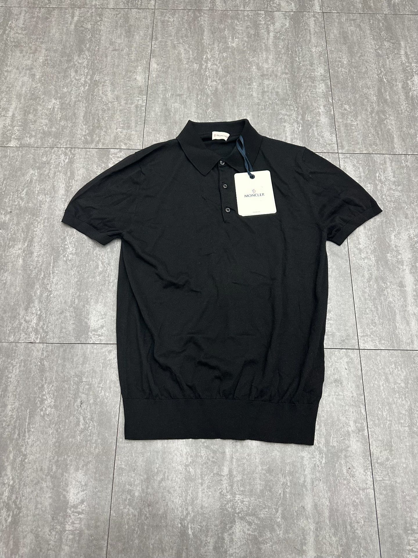 Moncler Moncler Knit Black Polo l Men Size US L / EU 52-54 / 3 - 1 Thumbnail