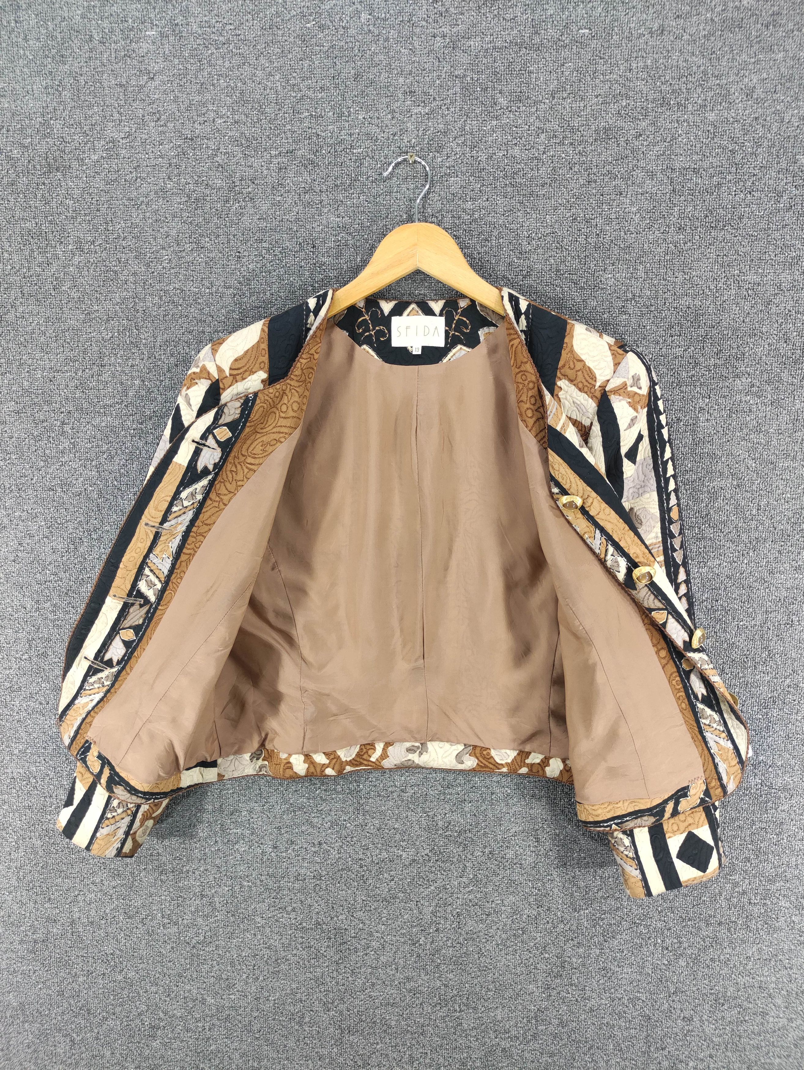 Japanese Brand Vintage Sfida Coat Jacket Size M / US 6-8 / IT 42-44 - 4 Thumbnail
