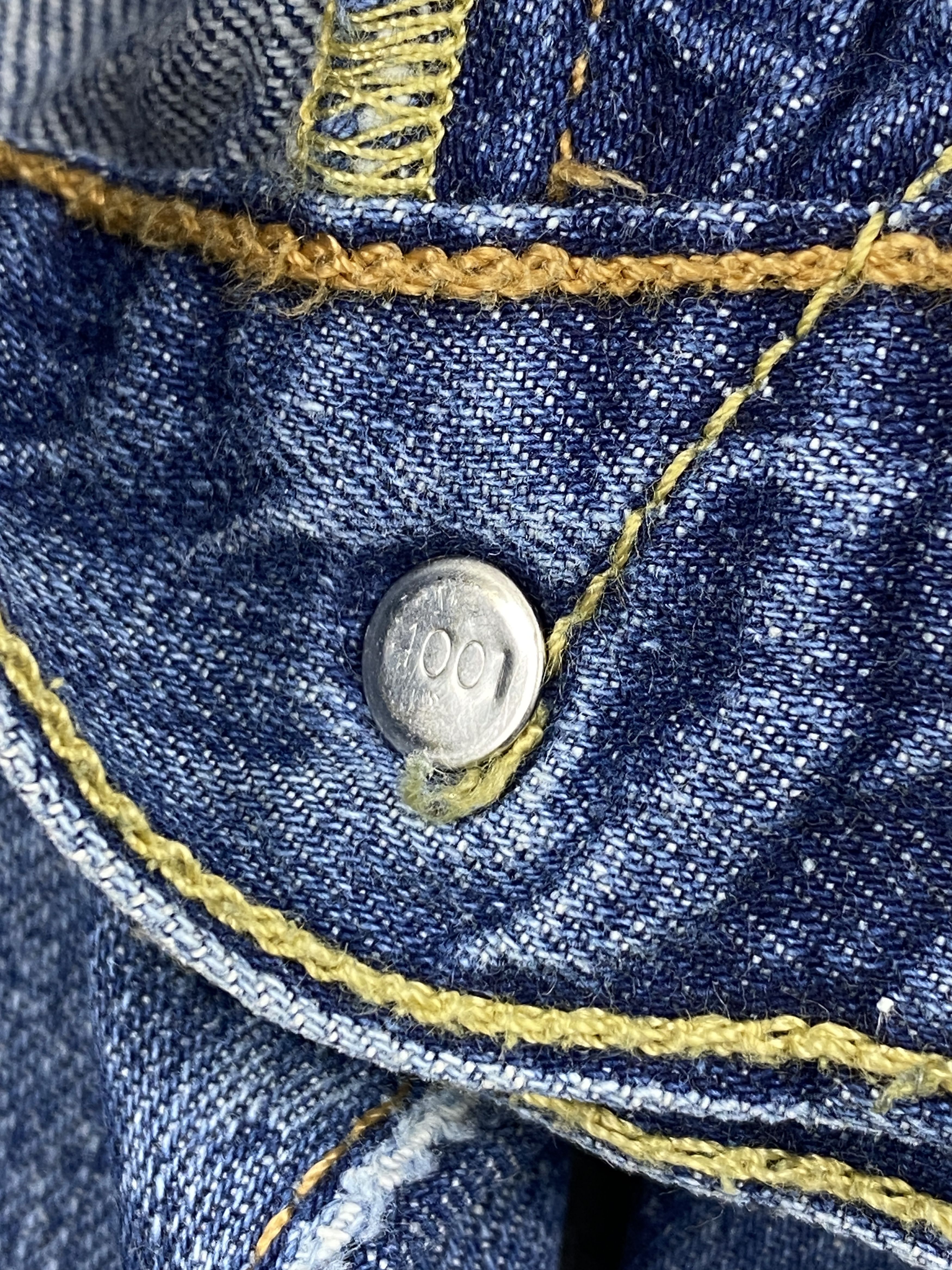 Levi's × Vintage Vintage Levis 501 Faded Blue Jeans DP2800 Size US 36 / EU 52 - 17 Thumbnail