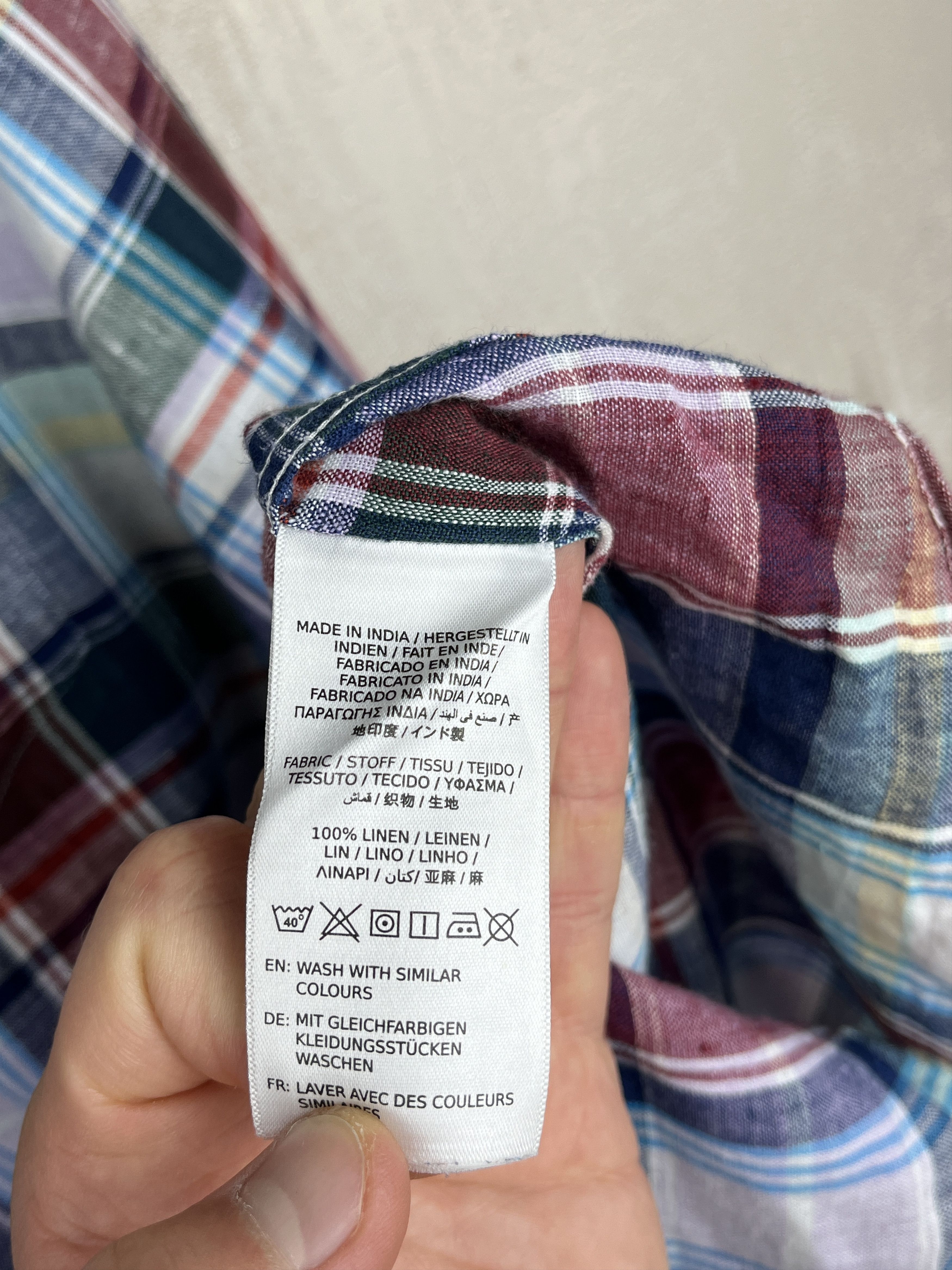 Gant Gant Linen Plaid Check Long Sleeve Shirt Button Down Size US L / EU 52-54 / 3 - 10 Thumbnail