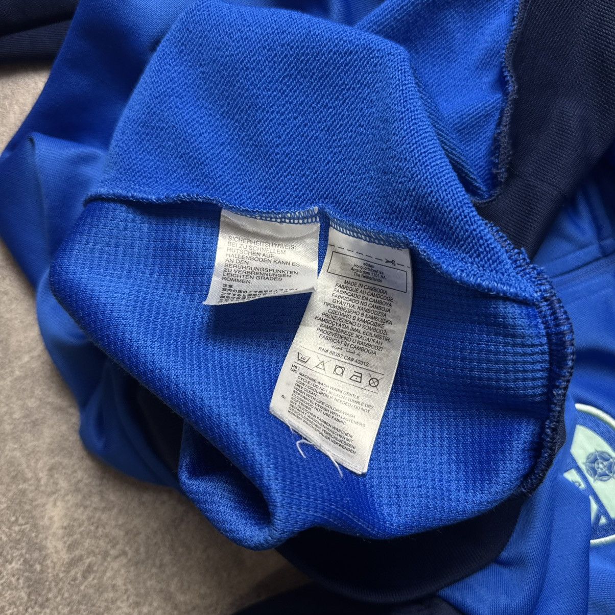 Adidas Adidas Leeds United Y2K Blue Training Hoodie Size US XS / EU 42 / 0 - 6 Thumbnail