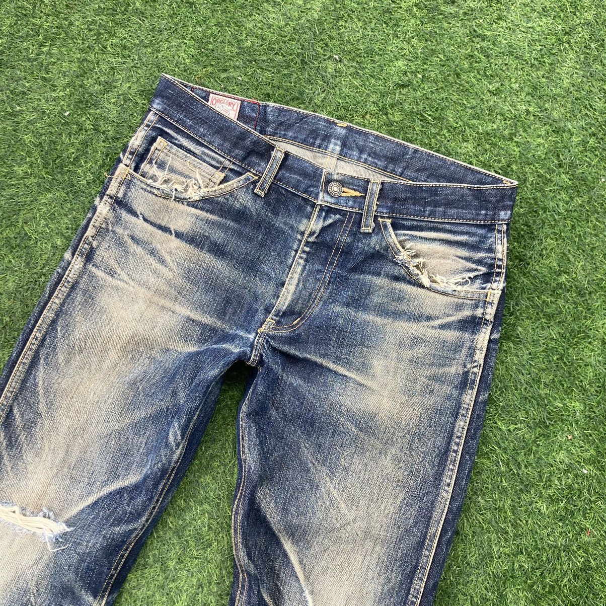 Or Glory × Vintage VINTAGE DISTRESSED OR GLORY UNION MADE JEANS Size US 32 / EU 48 - 3 Thumbnail