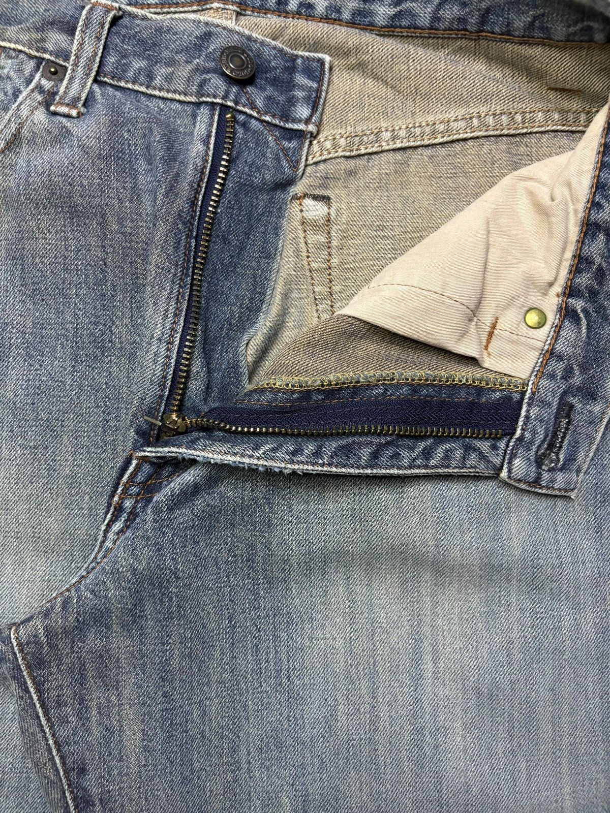 Japanese Brand Vintage Japanese Brand Distressed Baggy Jeans Size US 29 - 9 Thumbnail