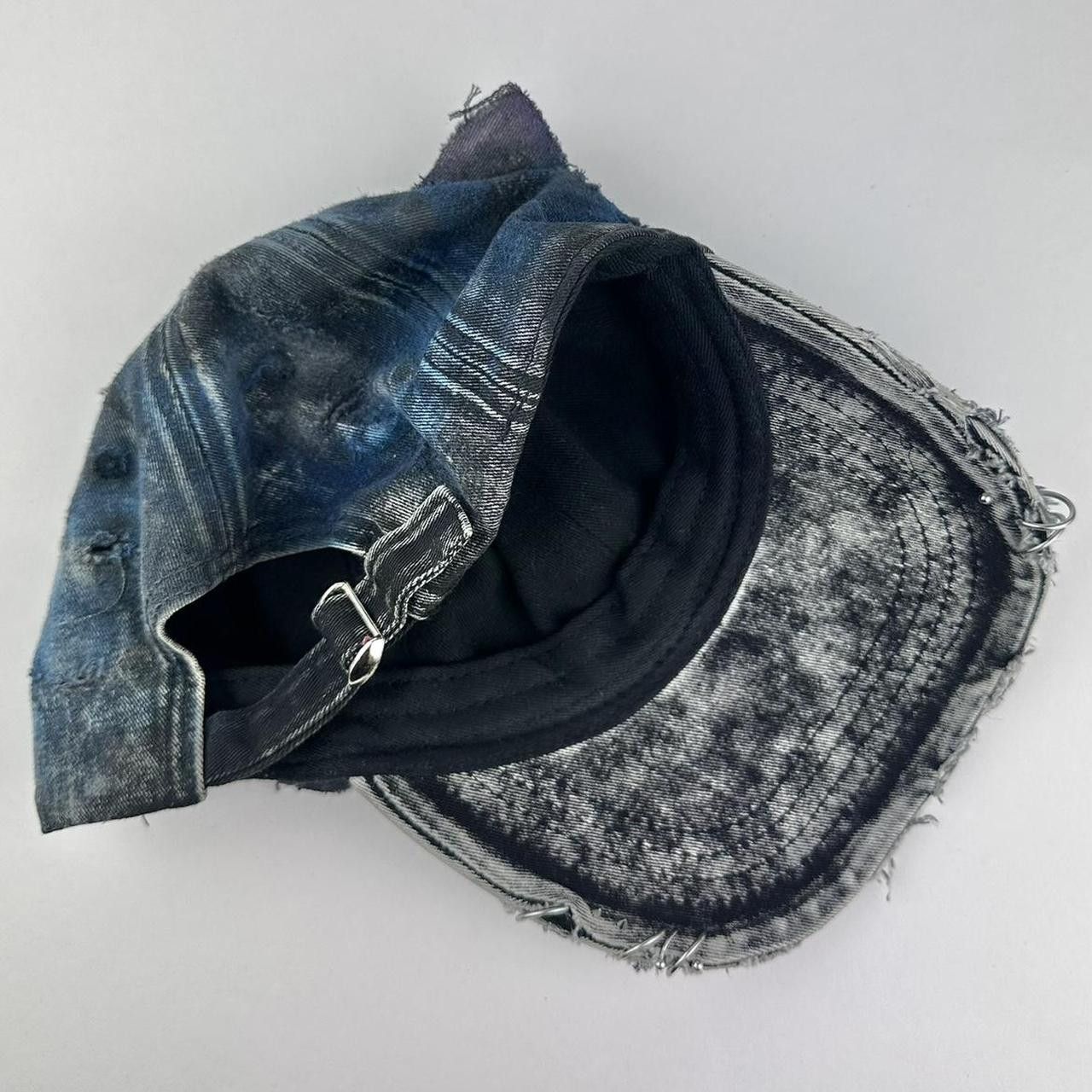 Other ASTROBOI* 'Nebulous Cloud' Black Safety Spin Grunge Hat Size ONE SIZE - 6 Thumbnail
