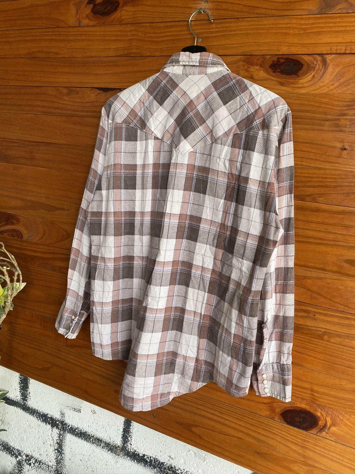 Vintage Vintage Buffalo Plaid Western Shirt 50/50 Cotton Polyester Size US M / EU 48-50 / 2 - 13 Thumbnail