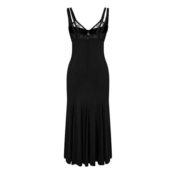Dolce & Gabbana o1g2r1mq1024 Lace Midi Dress in Nero Size S / US 4 / IT 40 - 2 Thumbnail