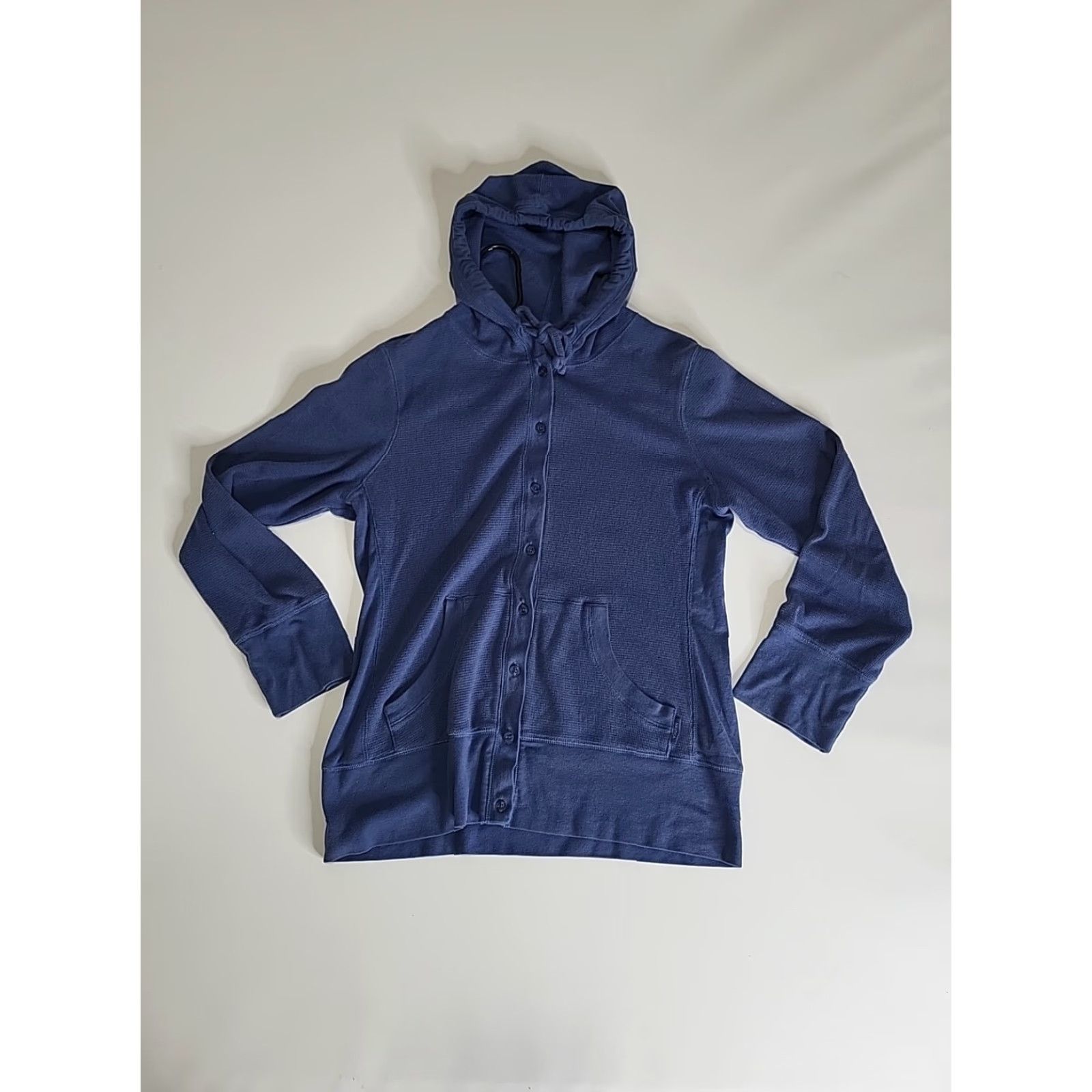 Nautica Nautica Sweater Hooded Cardigan Women L Blue 60/40 Button Pockets Nautical Sailor Girl Reg LG XS? Size L / US 10 / IT 46 - 4 Thumbnail